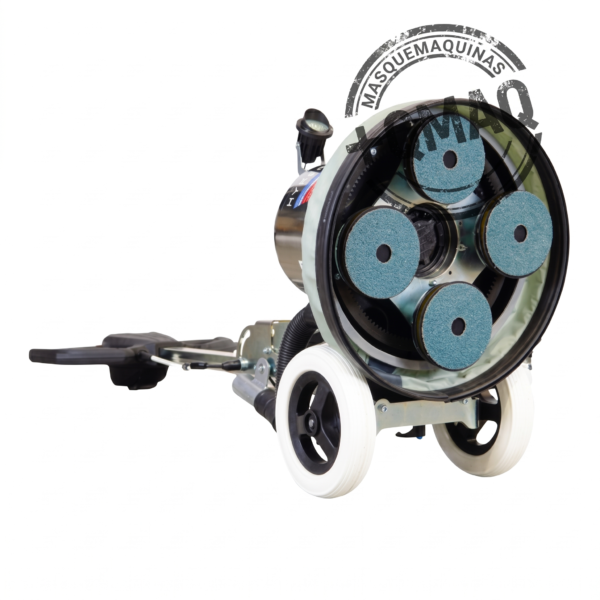 I-4 WOOD CPL CON PLANETARIO CONTRARROTATIVO 4 CABEZAS (4 HP) ø150mm VELCRO