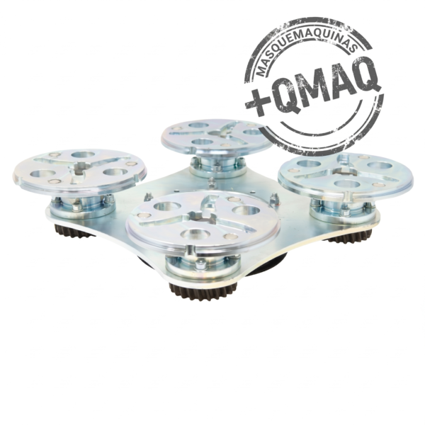 I-4 WOOD CPL CON PLANETARIO CONTRARROTATIVO 4 CABEZAS (4 HP) ø150mm VELCRO